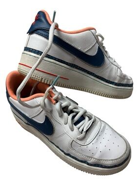 Nike Air Force 1 Low GS Swoosh chain shoes youth 6 sneakers